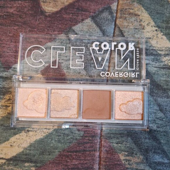🌼 CoverGirl CLEAN Color Eyeshadow Quad Bundle (5-PC Set) - Picture 2 of 2